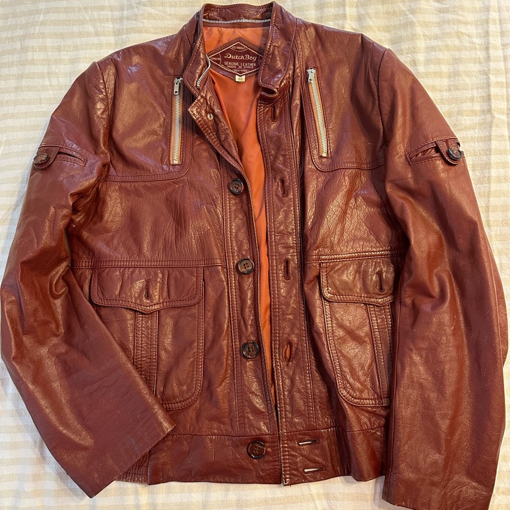 Vintage leather jacket